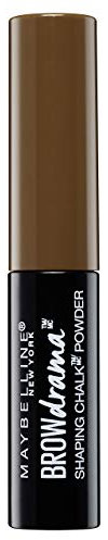 Maybelline Brow Drama Shaping Chalk Powder n. 130 Dark Blonde - Polvere vellutata per sopracciglia naturali e marcate, con contorni morbidi