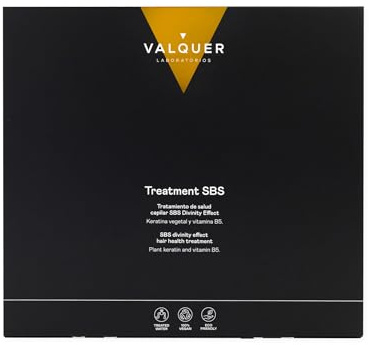 Valquer Tratamiento Reparador SBS con Keratina Vegetal. Regenerador Capilar de Hidratación Profunda para Cabello Seco, Dañado o Castigado. Combate el Pelo Encrespado y Recupera el Brillo Natural.
