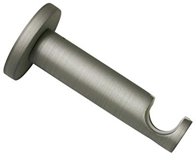 Gardinia Träger 1-Lauf offen für Ø 19 mm Silber 9 cm, Metall 32459