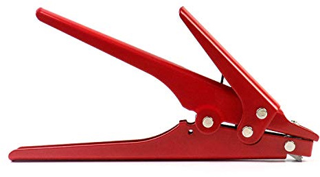 QWORK® Pistola de Sujetacables, Herramienta de Tensión y Corte para Bridas o Sujetadores de Plástico de Nylon, 9 mm (0.35”) Ancho Máximo del Bridas