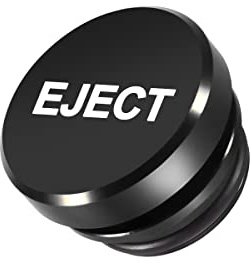 CGEAMDY Cigarette Lighter Plug Cover for Car, Dustproof Waterproof Cigarette Lighter Socket Plug Cover Dust Cap, Universal for Most Vehicles, Cars, Boat, RV with 12 Volt Power Source (Black-Eject)
