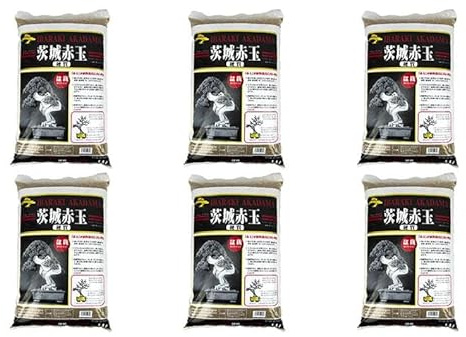 GEOSISM & NATURE Akadama, hard quality, akadama per bonsai giapponese, substrato drenante e trattenente, ideale per rinvaso, coltivazione e miscela terricci (2/5 mm, 6 sacchi - 14 LT)