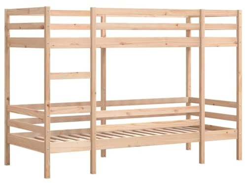 vidaXL Etagenbett 80x200 cm Massivholz Kiefer