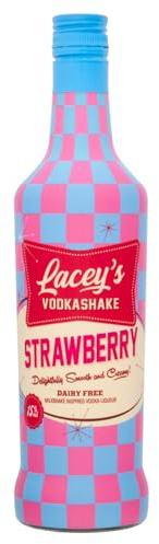Lacey's Strawberry Vodka Shake | 70cl | 15% ABV | Creamy | Dairy Free | Ready To Drink