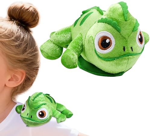 XonyiCos Lizard Plush Shoulder Magnet，Chameleon Stuffed Animal Cute Toys for Kids Boys Girls