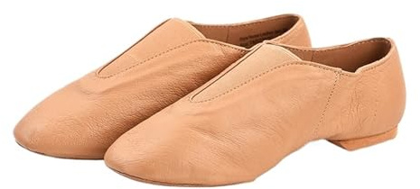Slip On Dance jazzdansskor baby barn vuxna kvinnor män mage modern balett gym jazziga sneakers för scenframträdanden, SOLBRÄNNA, 38