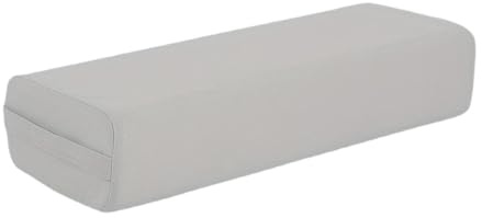 F Fityle Almohada de Rectangular con Funda extraíble y Lavable, con asa de Transporte, Ideal para meditación restaurativo, Gris Claro