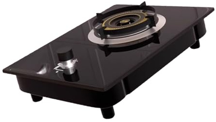 Single Burner Propane Stove,Propane Gas Cooktop,Auto Ignition Camping Single Burner LPG/NG for RV,Apartments,Outdoor(LPG)
