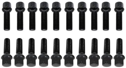 DCXXAN Bulloni Ruota, per VW, per Maggiolino 1997, per Bora 2000, 2001, 2002, 2003, 2004, 2005, 2006, 2007, 2008, 2009 Bulloni Ruota Posteriore Auto, per Cerchi Auto M14X1,5, 60 mm