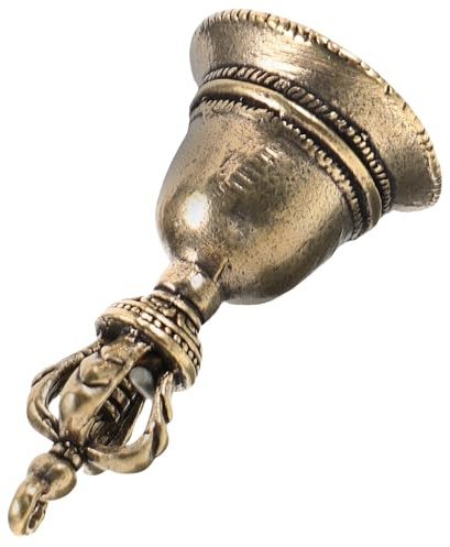 HOOTNEE Colgante de Llavero Campanilla de Cobre Estilo Retro Delicado, No Se Deforma, Accesorio Decorativo para Manualidades y Decoración Navideña