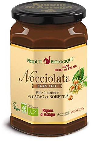Nocciolata Pâte à Tartiner au Cacao et Noisette sans Lait et Huile de Palme, Bio, 700g