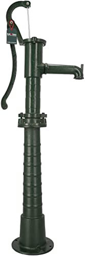 KOTARBAU® Handwasserpumpe Schwengelpumpe Gartenpumpe Dekorativ Schwarz