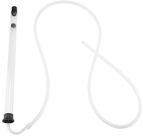 Bagima Auto Siphon Racking Cane for Beer Wine Bucket Carboy Bottle with Tubing Plastic Auto Siphon Racking Cane, Fast Siphoning Kit, Large Auto Siphon Wine Bottle Filler Clamp, BAGIMABYUA65RC43