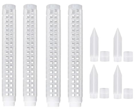 GOPEO Poteaux for Plantes Grimpantes en Pot, Engrais for Plantes en Mousse, Support De Croissance, Outil De Support for l'escalade dans Le Jardin (Color : 4Pcs Package)