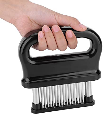 48 punte per lama in acciaio inox con affilatura ultrasonica, per rendere delicate bistecche