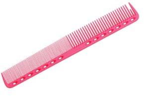 Suammiitstrieadea Pettine Antistatico per Parrucchiere, Pettine per Taglio Capelli, Palmare a Denti Larghi e Sottili, Per Salone di Bellezza, Colore Rosso Rosa