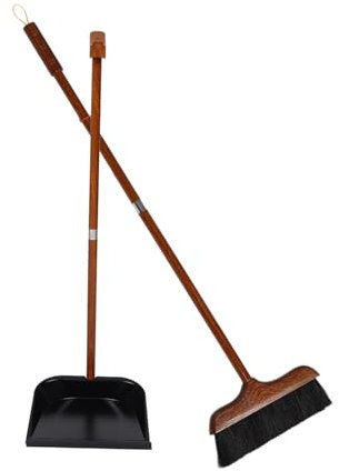 PRETYZOOM Recogedor de Mango y Escoba para Interior con Recogedor para Barrido y Recogida de Pelos de Mascotas para Cocina y Salón