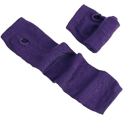 Anevous 1 Paar Damen Lange Fingerlose Handschuhe, Winter Stricken Armwärmer, Fingerlos Armstulpen Damen, Stulpen Handschuhe, Langarm Fäustlinge für Frauen Herbst Winter