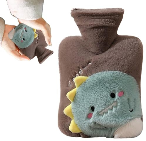 Wärmflaschenbezug, Wärmflasche für den Winter,Cartoon-Wärmbeutel Winter-Wärmflasche - Heizkissen mit weichem Bezug, großer Bettwärmer für Bett, Füße und Taille