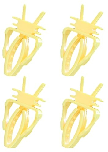 Illkjasfc Color Bird Cage Feeder Holders For Fruits Vegetables Securedly Mount Clips Easy Cleaning Design Bird Snacks Holders