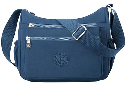 FAVORTALK Damen-Umhängetaschen Frauen Nylon Wasserdicht Crossbody Bag Messenger Tasche