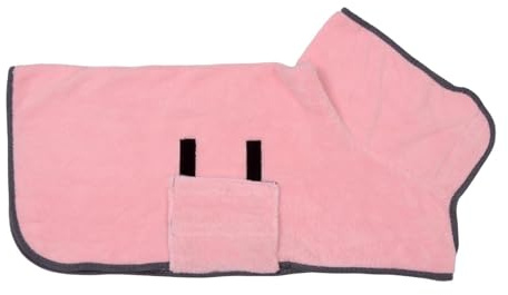 Generisk hundhandduk, snabbtorkande mikrofiberbadrock | katthandduk badtillbehör, för små och medelstora valpar, kattungar, hem, resor, hotell, sovsal,