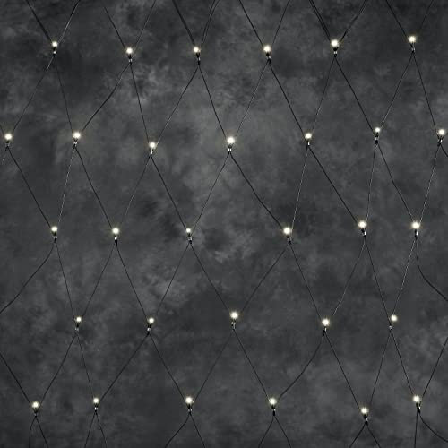 Konstsmide 4813-107 LED Hightech System Erweiterung / Lichternetz / für Außen (IP44) / 100 warm weiße Dioden / schwarzes Softkabe