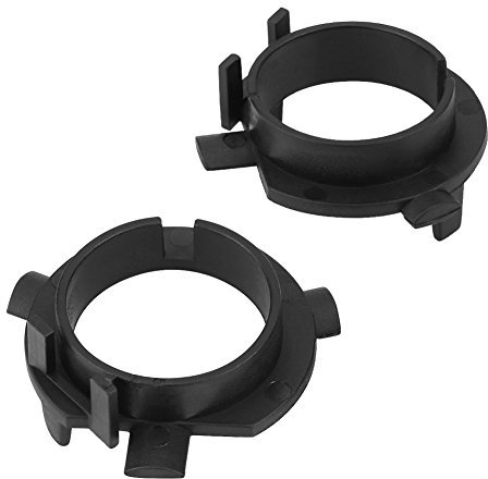 Qiilu 1 Paar H7 LED Basis Adapter Lampe Leuchtmittel Projektor Clip Metall Inhaber Adapter Montage