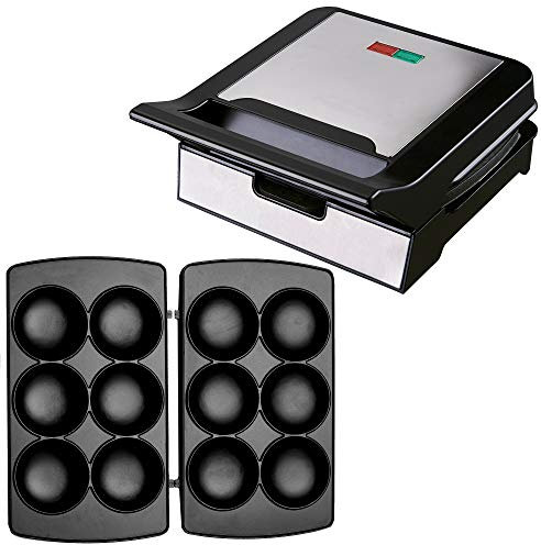 Syntrox Germany Maispudding Maker MM-1400W Corn Pie mit herausnehmbaren Backplatten