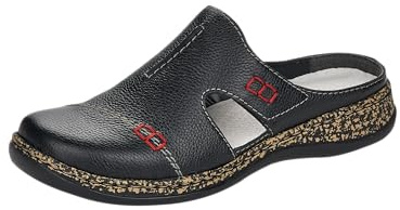 Rieker Dam 46362Clogs, Schwarz, 40 EU