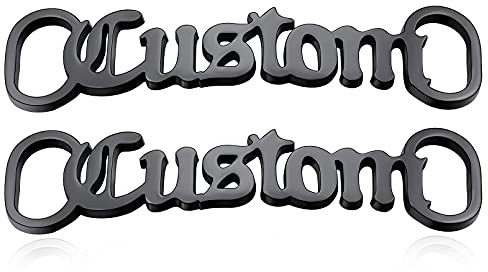 Custom4U Personalisierte Namen-Schuhschnalle Edelstahl 2 Stücke Schnürsenkel Anhänger Schnalle DIY-Zubehör mit Personalisierte Namen/Wunsch/Text Gravur in Schwarz für Damen Herren