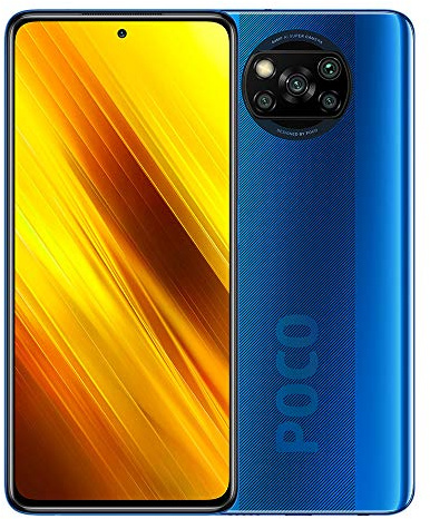 Xiaomi Poco X3 NFC M2007J20CG - Smartphone 6 GB + 128 GB, Dual Sim, Blu (Cobalt Blue) (Ricondizionato)