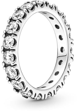 Pandora Timeless Ewigkeitsring, funkelnde Reihe, Sterlingsilber, mit klarem Cubic Zirkonia