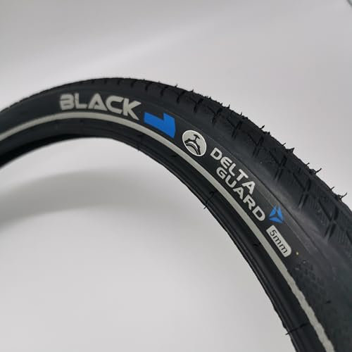 Ortem Reifen Toro 26 Zoll | 26x1.75 | 47-559 | 5mm Pannenschutz & Reflex + DV-Schlauch Mantel Decke Fahrrad Trekking City Bike Dunlop Blitz Fahrradventil