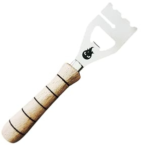 Aganjok - Herramienta universal para barbacoa Agato - Extractor de carne para pinchos - Abrebotellas - Limpiador de óxido - Fabricado en Alemania BBQ