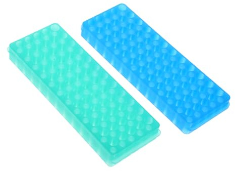 Gatuida 2pièces Support Pour Tubes à Essai Lot De Présentoir Pour Tubes Échantillonnage Et Flacons Organisateur De Laboratoire Réutilisables