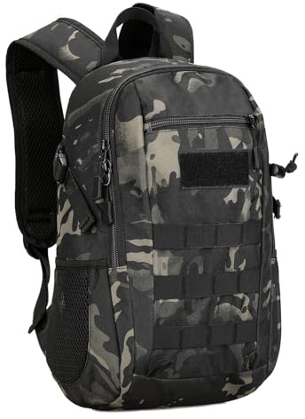 Explokit Liten Taktisk Ryggsäck 10L 20L 30L Militär Ryggsäck Vattenavvisande Molle Student Skolryggsäck för Trekking Resor Vandring Camping