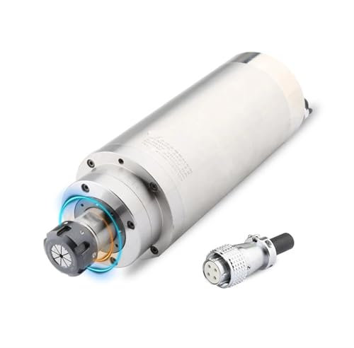 Fraiseuse moteur Broche refroidie à l'eau for le fraisage des métaux Broche à couple constant de 3,2 kW 220 V 380 V ER25 for machine à toupie(3.2kw 100mm 380V)