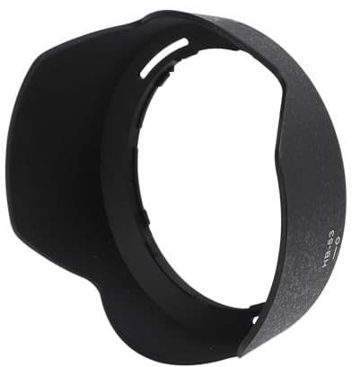 HB 53 Camera Lens Hood, Lens Hood 77mm Lens Cap, for AF-S 24-120mm F/4G ED VR Micro Single Camera