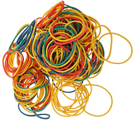 SHINEOFI Colorful Rubber Bands for Home and Office Multi-function Binding Rubber Rings Convenient Portable