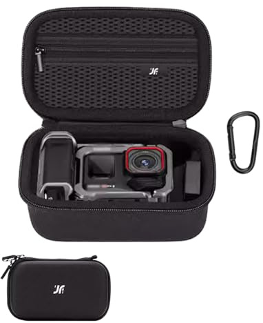 Lokyoyo Bärväska för Insta.360 Ace Pro 2 Xplorer Grip Kit – vattentät, stötsäker, kan vara förvaringskamera, grepp, batterier och snabbutlösningsadapter och andra tillbehör, Små, 5.9 x 2.95 x 3.54