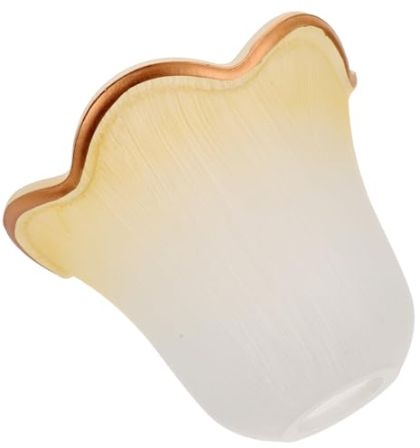 SHINEOFI Abat-jour Coque Légère et Protection Décorative en Verre de Style Européen Accessoire Élégant pour Lampe de Chevet pour Décoration Intérieure