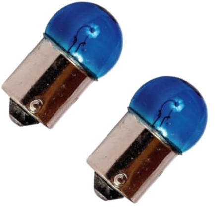 cyclingcolors 2x glühbirne 12V 21W BA15S blau motorrad moped roller auto