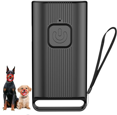 Baopilong Mini Ultraschall-Hunde-Bell-Deterrent – Bell-Stop-Gerät für den eigenen oder Nachbars Hund, wiederaufladbarer Anti-Bell-Trainer, tragbares Trainings-Tool gegen Bellen