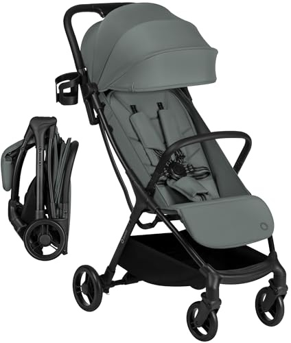 LIONELO Agia Passeggino Compatto e Leggero fino a 22 kg, Posizione Distesa