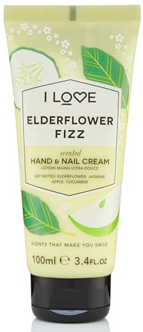 I Love Signature Elderflower Fizz Rejuvenating Hand and Nail Cream Containing Shea Butter & Organic Coconut Oil 100ml