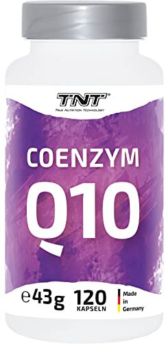 TNT Coenzym Q10 (120 Kapseln) • 200mg Ubiquinon • Vegan, hochdosiert & laborgeprüft • 4-Monatsvorrat Q10