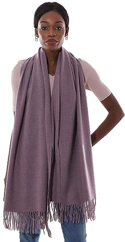 PIOYMEYA Halsduk stola festlig päls aftonklänning pashmina halsdukar halsdukar för kvinnor vinter, lila, L