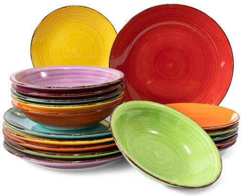Porslinsset Studio Tavola Sunny Summer – 18 delar