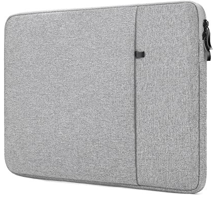 ProElife 13-Inch Laptop Sleeve Case for 2025-2022 MacBook Air 13.6 inch with Apple M4 M3 M2 Chip & MacBook Pro 13.3 inch M2 Chip Accessory Traveling Carrying Canvas Bag Cover Simple Case (Grey)